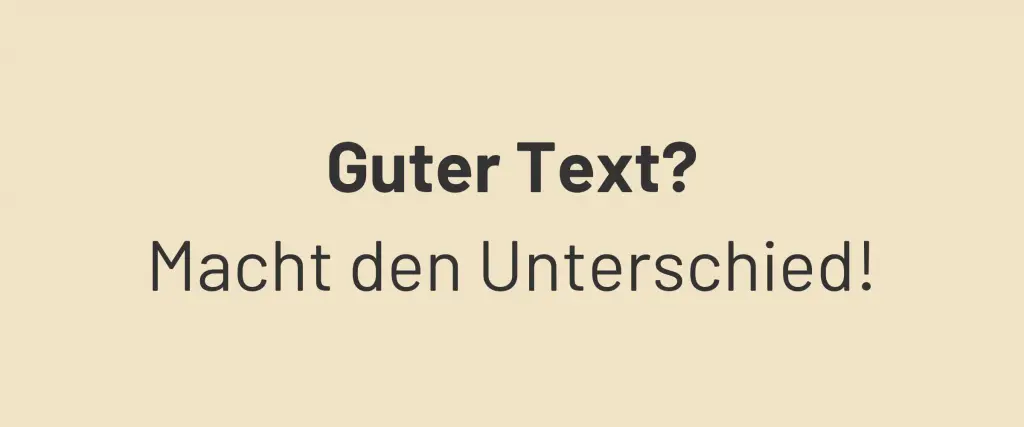 Textqualität macht den Unterschied für Unternehmen