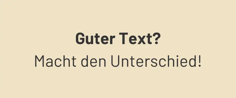 Textqualität macht den Unterschied für Unternehmen